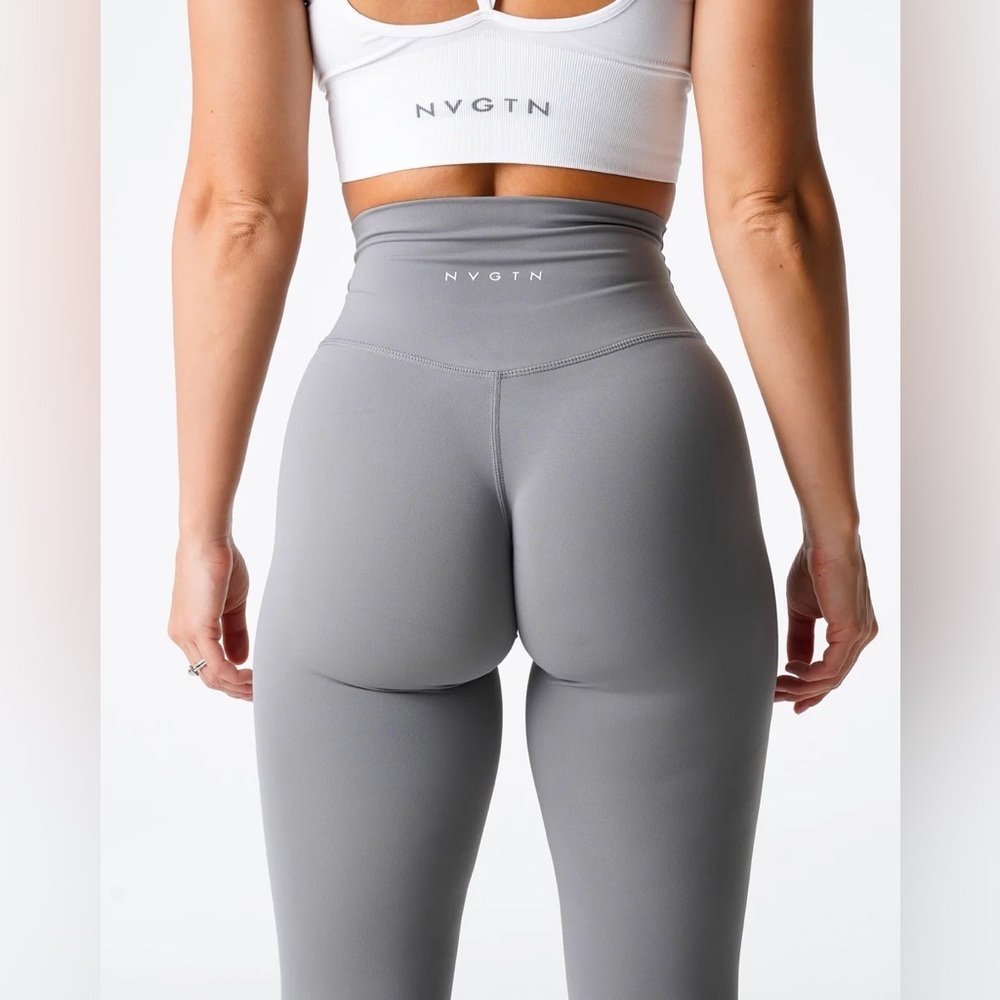 NVGTN size medium gray leggings